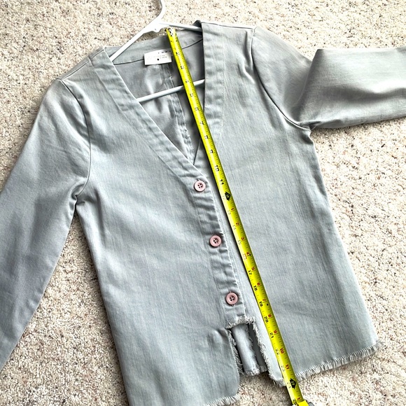 🆕LACAUSA Jacket Light Gray sz S - Picture 15 of 16